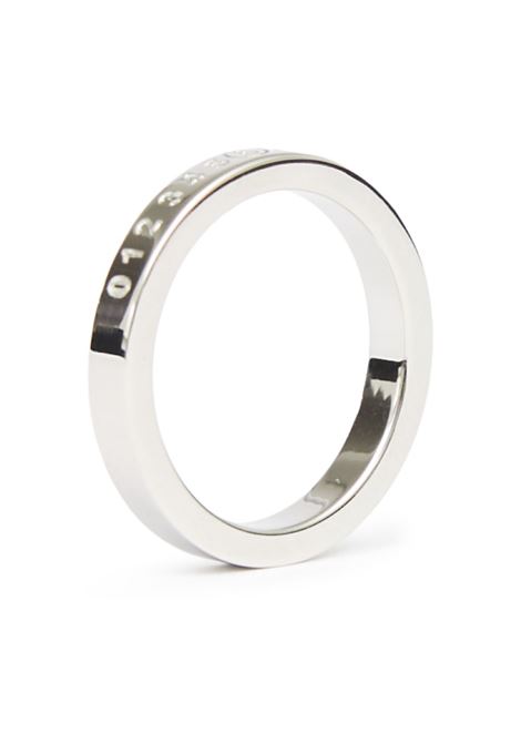 anello numeric signature donna argento MM6 MAISON MARGIELA | SM6UQ0059 P6469951